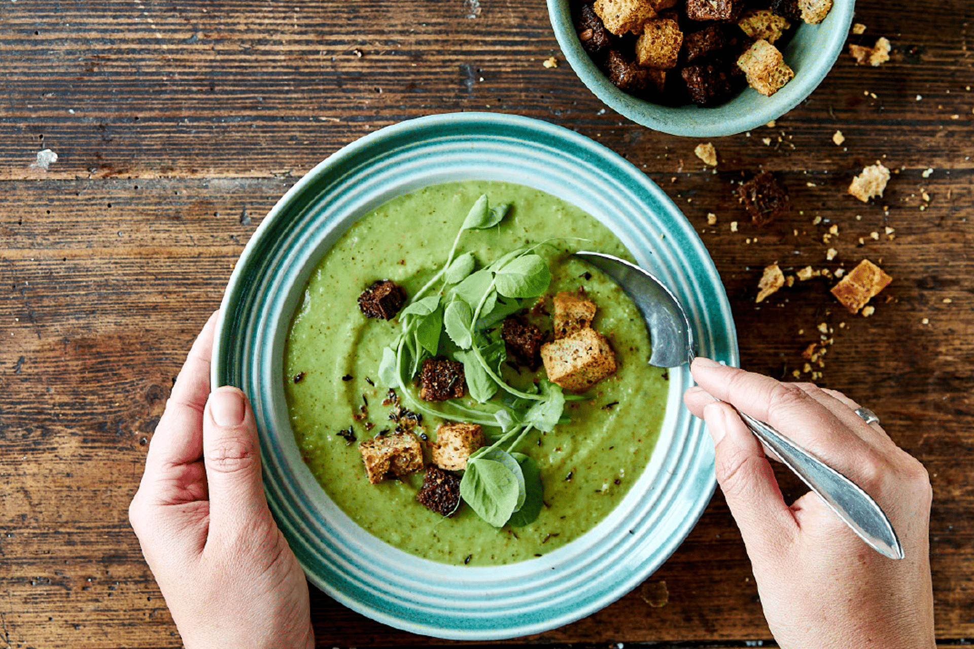 Broccoli/ærtesuppe