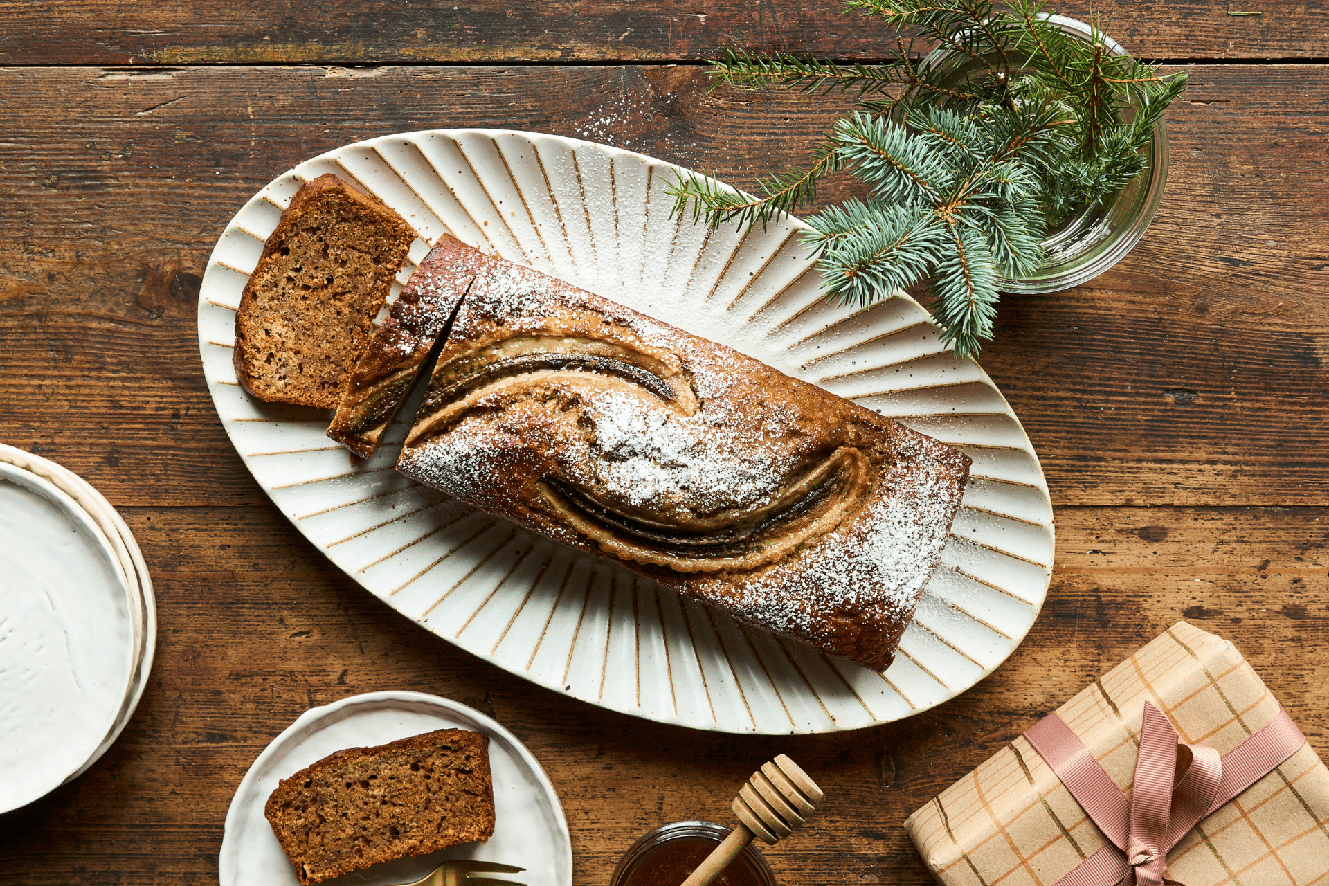 Bananbrød med varme krydderier